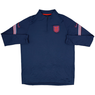 Top de entrenamiento con cremallera de 1/4 Nike de England 2020-21 - 9/10 - (XL)