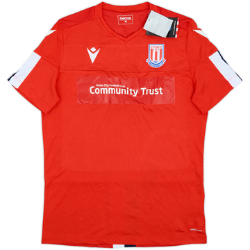 2019-20 Stoke City Macron Player Issue Training Shirt (M)