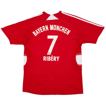 2008-09 Bayern Munich Home Shirt Ribery #7 - 7/10 - (XL.Boys)