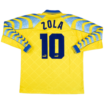 1995-96 Parma Third L/S Shirt Zola #10 - 10/10 - (L)