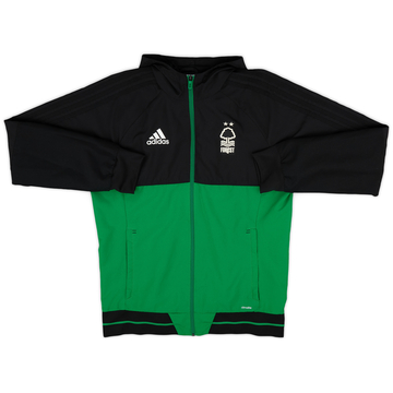 2017-18 Nottingham Forest adidas Hooded Track Jacket - 8/10 - (M)
