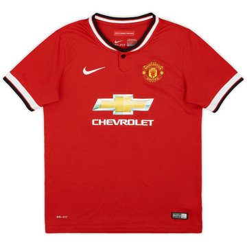 2014-15 Manchester United Home Shirt - 8/10 - (M.Boys)