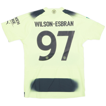 2022-23 Manchester City Match Issue Carabao Cup Third Shirt Wilson-Esbrand #97