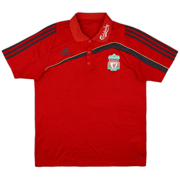2009-10 Liverpool adidas Polo Shirt - 8/10 - (L)