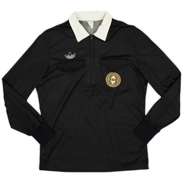 1980s Italy FIGC adidas Referee L/S Shirt - 8/10 - (M)