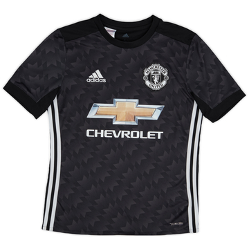 2017-18 Manchester United Away Shirt - 9/10 - (L.Boys)