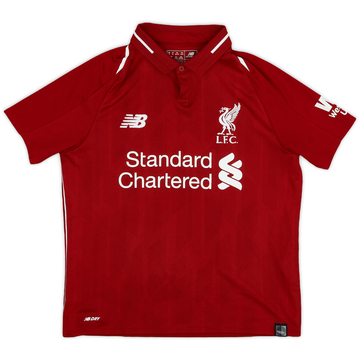 2018-19 Liverpool Home Shirt - 8/10 - (S.Boys)
