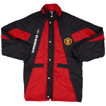 1992-93 Manchester United Umbro Padded Bench Coat - 9/10 - (M)
