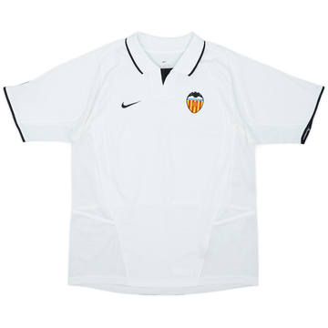 2002-03 Valencia Home Shirt - 9/10 - (XL.Boys)