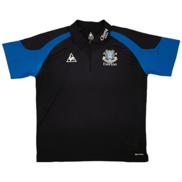 2009-10 Everton Le Coq Sportif 1/4 Zip Polo Shirt - 7/10 - (XL)