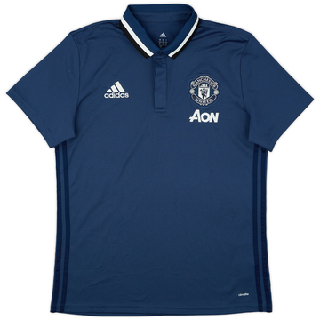 2016-17 Manchester United adidas Polo Shirt - 9/10 - (L)