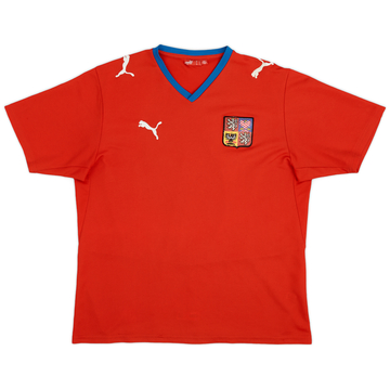 2008-09 Czech Republic Basic Home Shirt - 8/10 - (L)