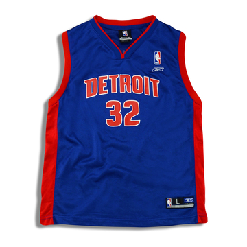 2005-06 Detroit Pistons Hamilton #32 Reebok Jersey (Away) Y