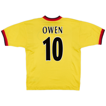 1997-99 Liverpool Away Shirt Owen #10 - 7/10 - (L)