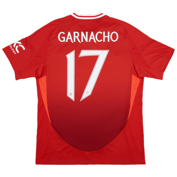 2024-25 Manchester United Home Shirt Garnacho #17