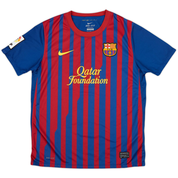 2011-12 Barcelona Home Shirt - 8/10 - (L.Boys)