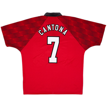 1996-98 Manchester United Home Shirt Cantona #7 - 6/10 - (XL)
