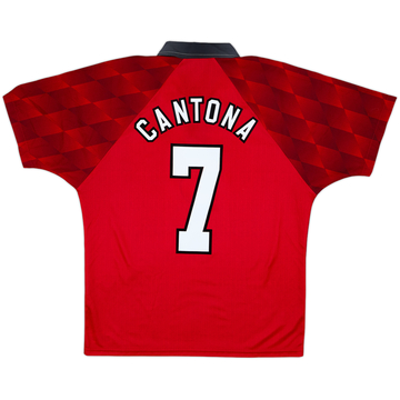1996-98 Manchester United Home Shirt Cantona #7 - 9/10 - (M)