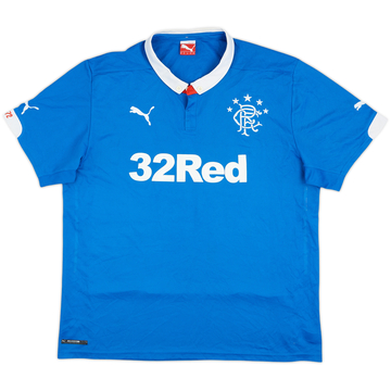 2014-15 Rangers Home Shirt - 7/10 - (XL)