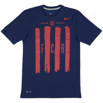 2012-13 Barcelona Nike Cotton Tee - 8/10 - (S)