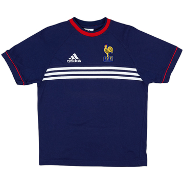 1998-00 France adidas Cotton Tee - 8/10 - (L.Boys)