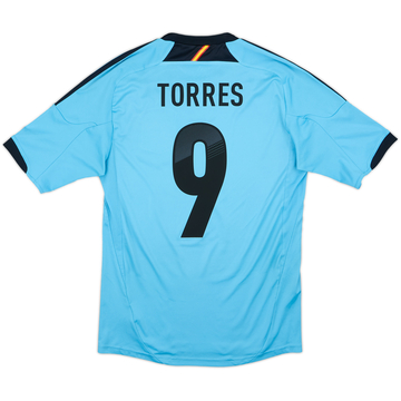 2012-14 Spain Away Shirt Torres #9 - 6/10 - (S)