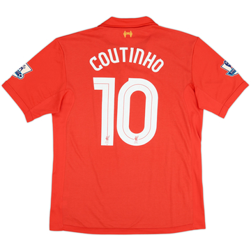 2012-13 Liverpool Home Shirt Coutinho #10 - 6/10 - (XL)