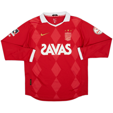 2010 Urawa Red Diamonds Home L/S Shirt - 4/10 - (M)