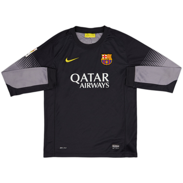 2013-14 Barcelona GK Shirt - 7/10 - (L.Boys)