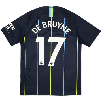 2018-19 Manchester City Away Shirt De Bruyne #17 - 8/10 - (S)