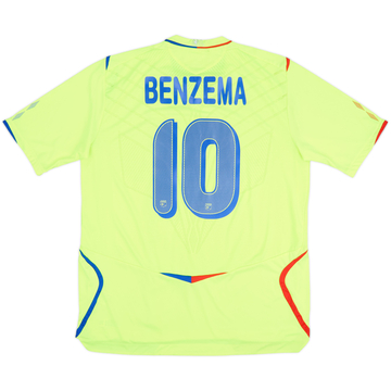 2008-09 Lyon Third Shirt Benzema #10 - 7/10 - (XL)
