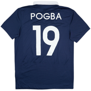 2014-15 France Home Shirt Pogba #19 - 9/10 - (M)