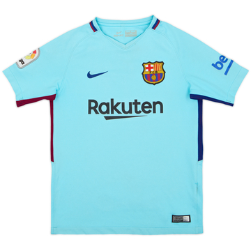 2017-18 Barcelona Away Shirt - 6/10 - (S.Boys)