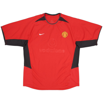 2002-04 Manchester United Home Shirt - 4/10 - (L)