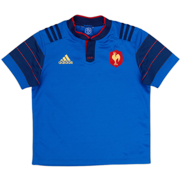 2015 France Rugby Home Shirt - 9/10 - (L.Boys)