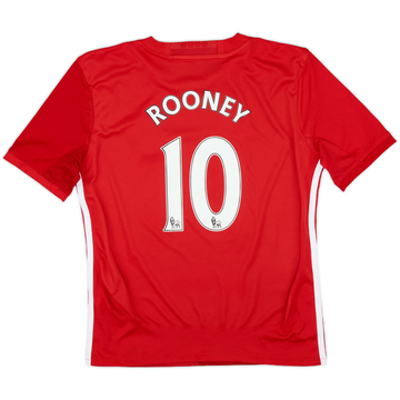 2016-17 Manchester United Home Shirt Rooney #10 - 8/10 - (M.Boys)