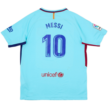 2017-18 Barcelona Away Shirt Messi #10 - 6/10 - (XL.Boys)