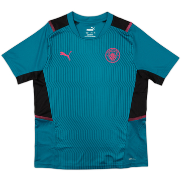 2021-22 Manchester City Puma Training Shirt - 10/10 - (M.Boys)