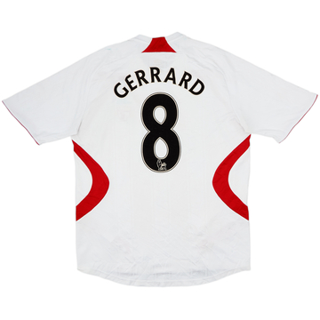 2007-08 Liverpool Away Shirt Gerrard #8 - 4/10 - (L)