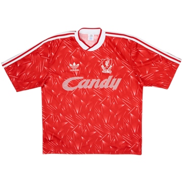 1989-91 Liverpool Camiseta Local - 4/10 - (L)