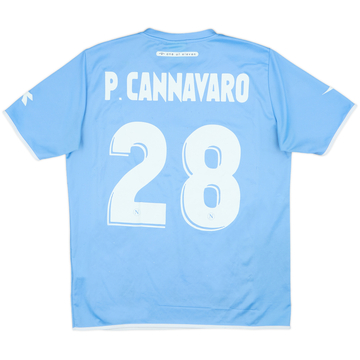 2006-07 Napoli Basic Home Shirt P.Cannavaro #28 - 5/10 - (M)