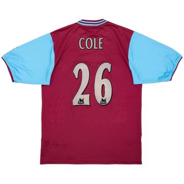 2001-03 West Ham Home Shirt Cole #26 - 7/10 - (M)