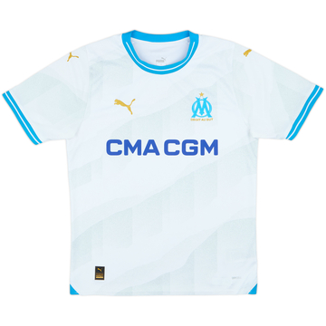 2023-24 Olympique Marseille Home Shirt - 10/10 - (M)
