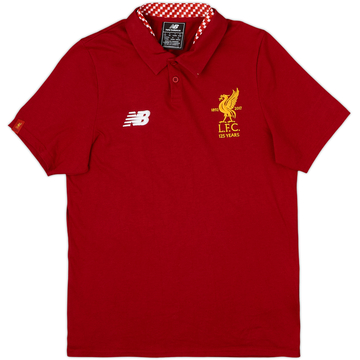 2017-18 Liverpool New Balance Polo Shirt - 8/10 - (S)