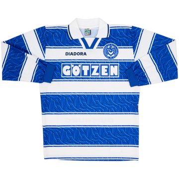 Camiseta de manga larga de local del Duisburg 1996-97 - 9/10 - (M)