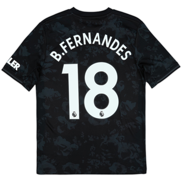2019-20 Manchester United Third Shirt B.Fernandes #18 - 9/10 - (XL.Boys)