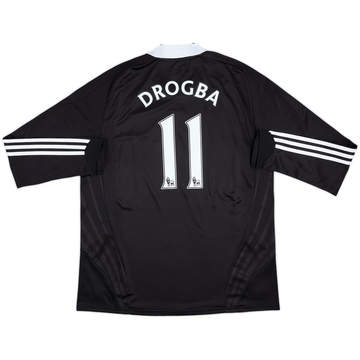 2008-09 Chelsea Away L/S Shirt Drogba #11 - 8/10 - (XL)