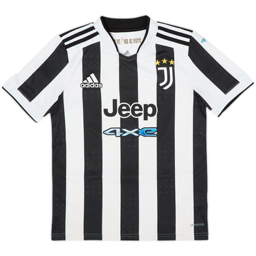2021-22 Juventus Home Shirt - 5/10 - (M.Boys)