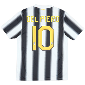 2011-12 Juventus Home Shirt Del Piero #10 - 9/10 - (M)