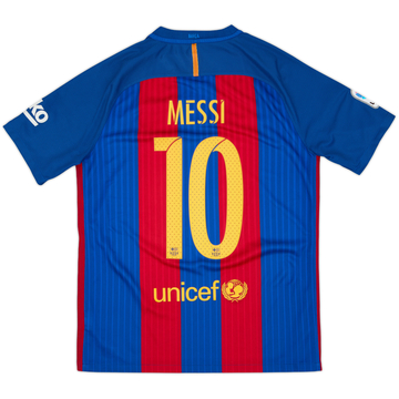 2016-17 Barcelona Home Shirt Messi #10 - 8/10 - (M)